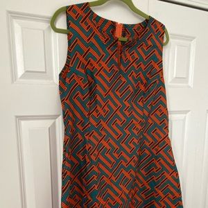 A-line pattern dress
